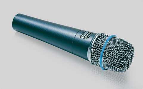 Location micro filaire SHURE BETA57A + pince