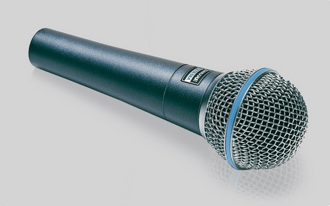 Location micro filaire SHURE BETA58A + pince
